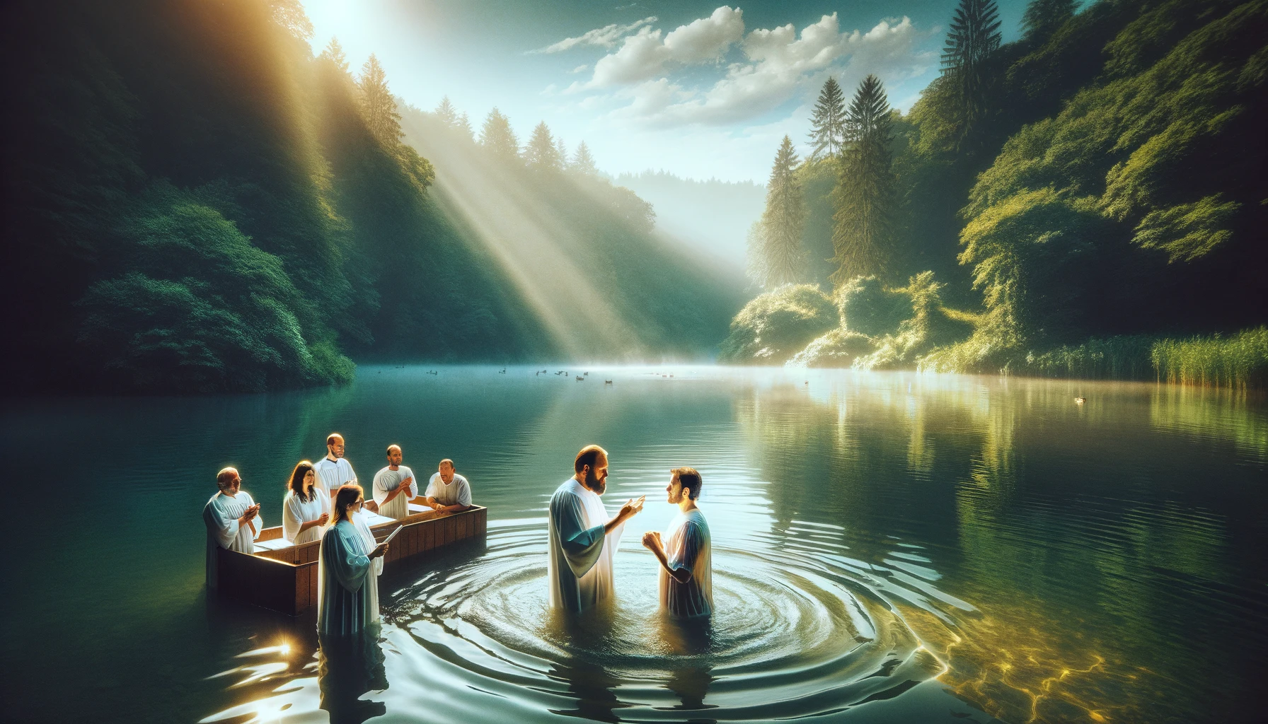 Kristillinen kaste suoritetaan paikassa, jossa on runsaasti vettä.